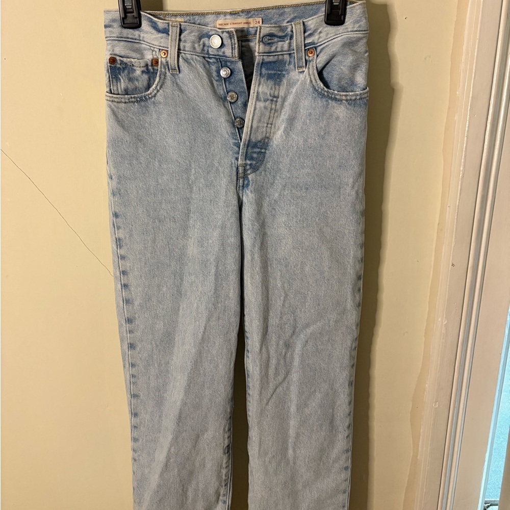 Levi's Women's High Rise Denim Jeans in Light Blue